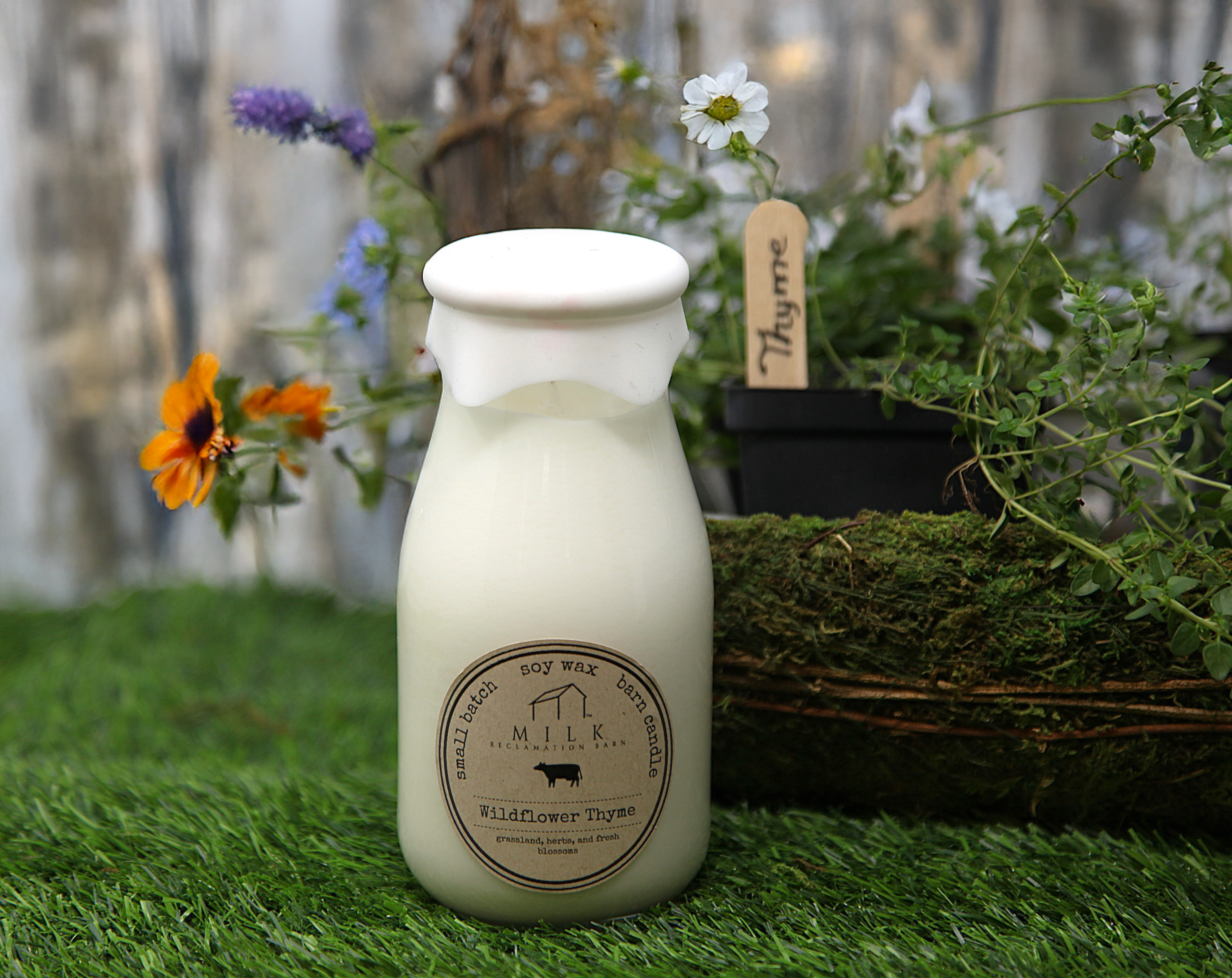 Milk Reclamation Barn - Wholesale Jar/Filled Candle - Milk Bottle Candle 13 oz52