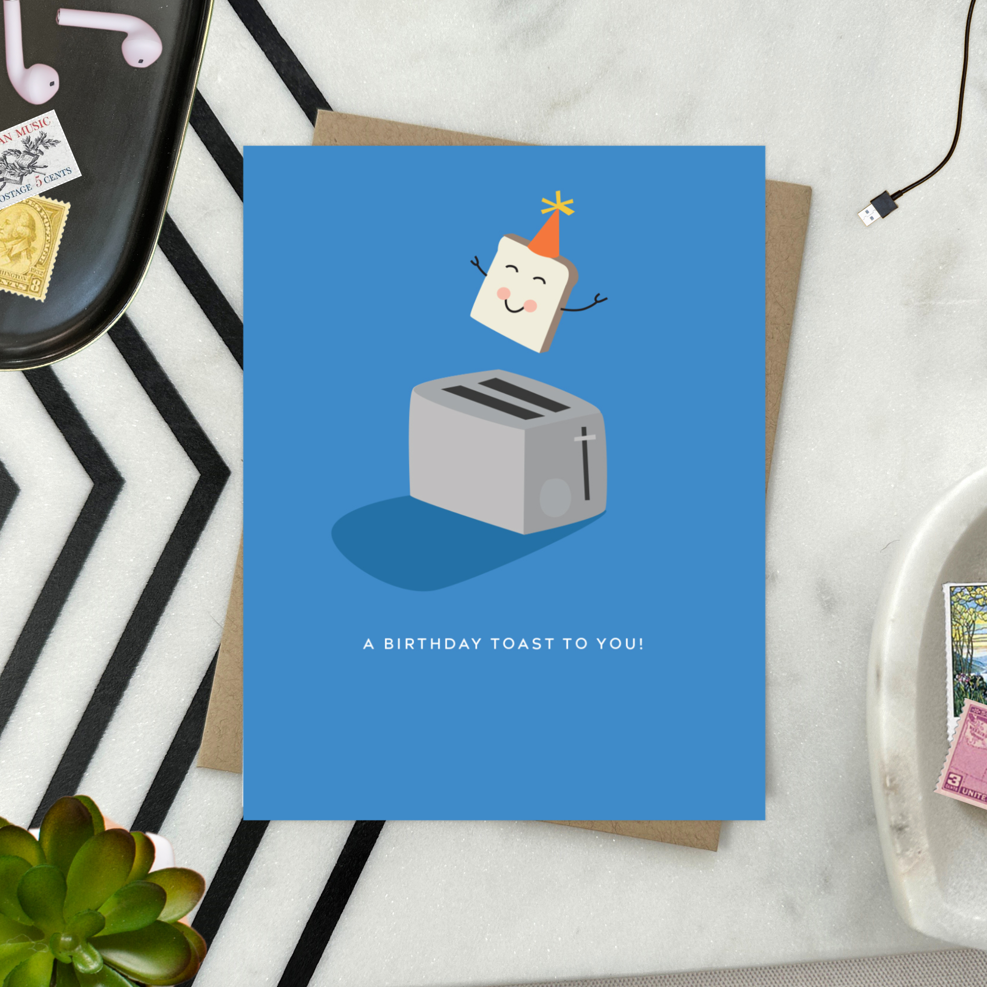 Barone and Co. – Großhandel Geburtstagskarten – Geburtstagskarte zum Geburtstag Toast5