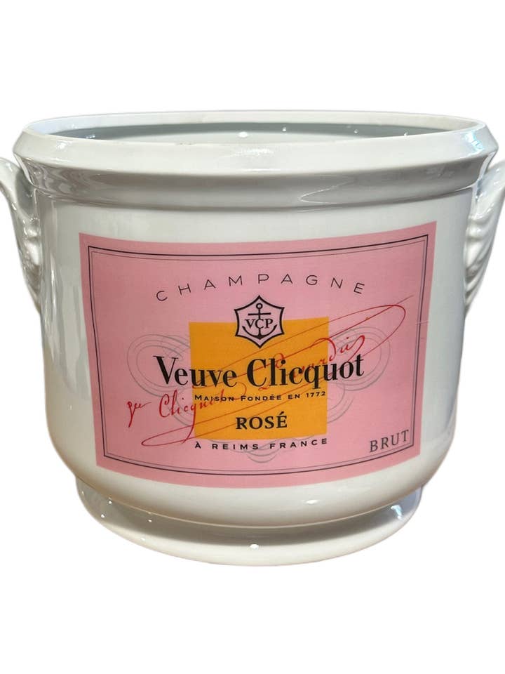 Champagne Bucket rose champagne label for wholesale by The French Bee & Co