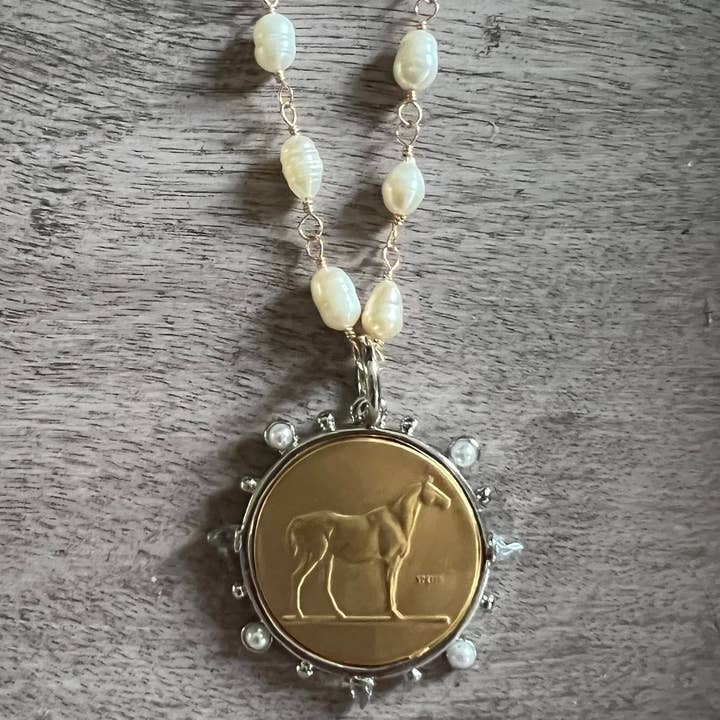 Chasing Cherubs - Wholesale Pendant/Charm Necklace - Dressage