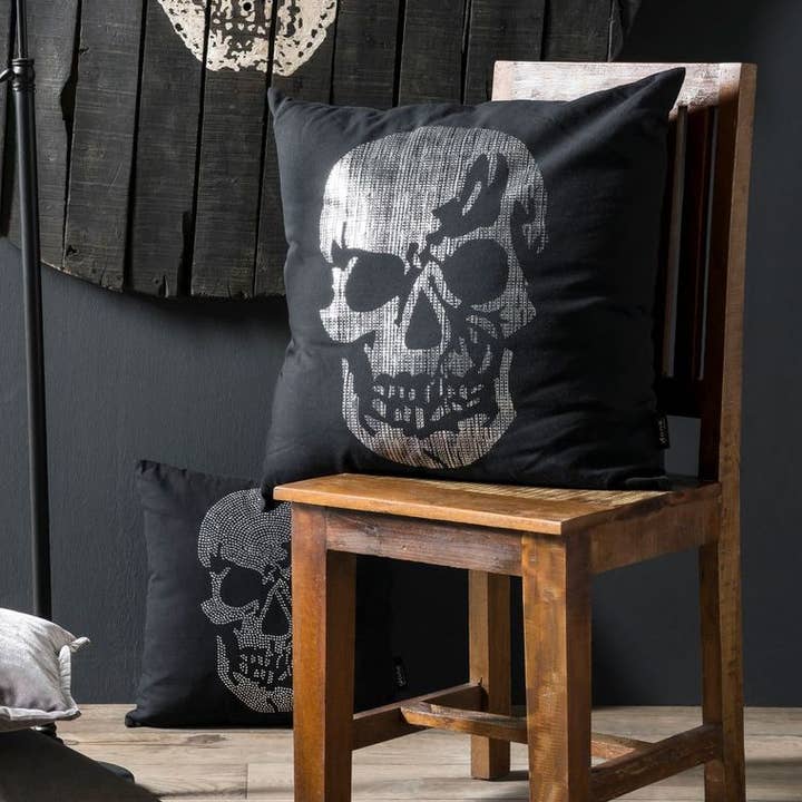 Cuscino STONE con stampa lucida argento (7 disegni) per la vendita all'ingrosso da parte di DONE.®