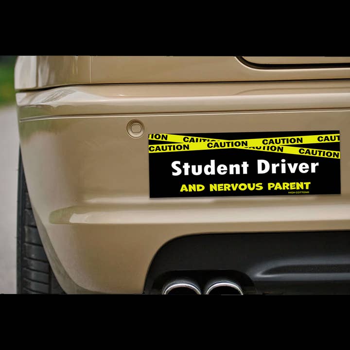 High Cotton Gifts - Wholesale Magnet - Caution - Student Driver Car Magnet