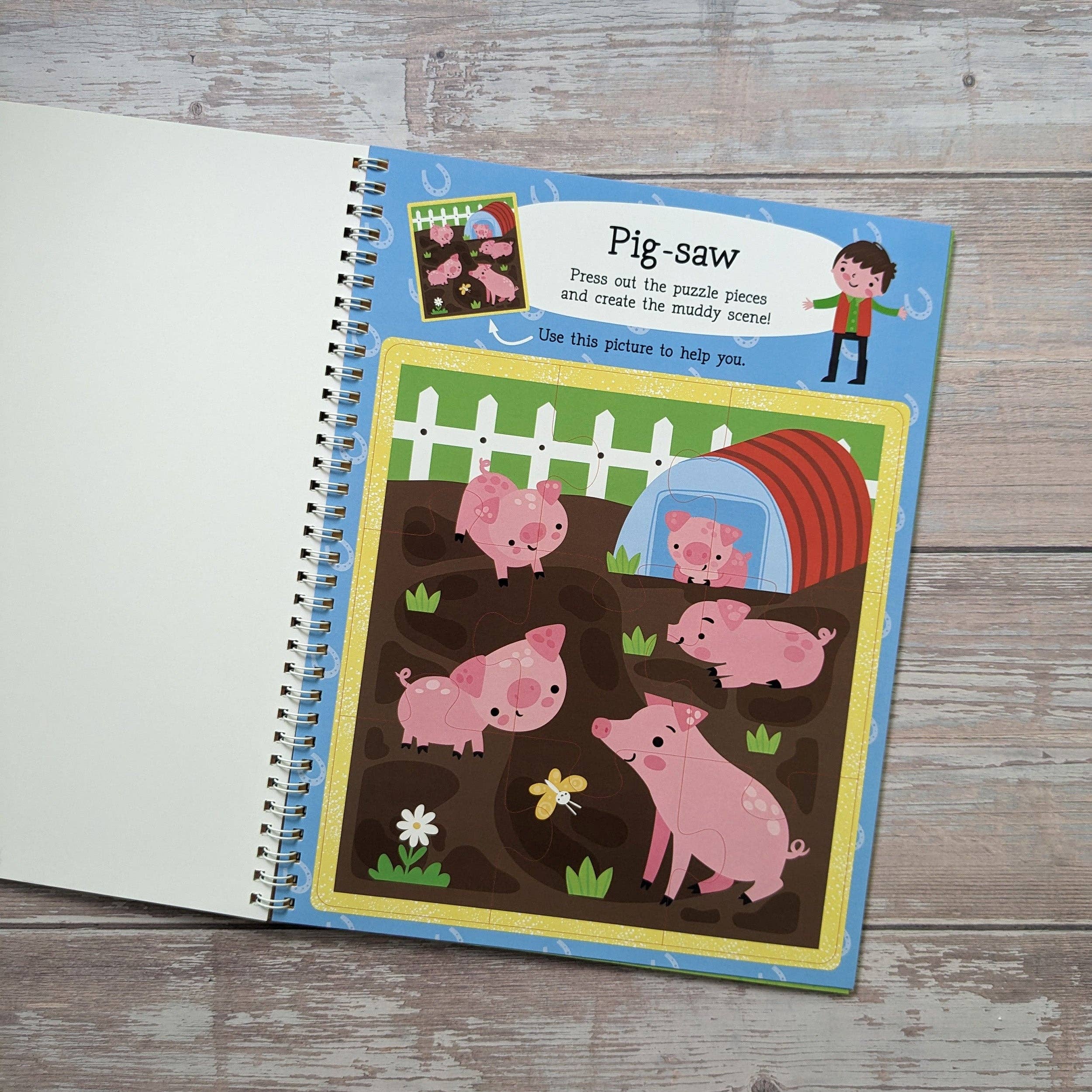 Robert Frederick Ltd – wholesale Sticker – Child & baby – Big Sticker Activity Book – Farm4