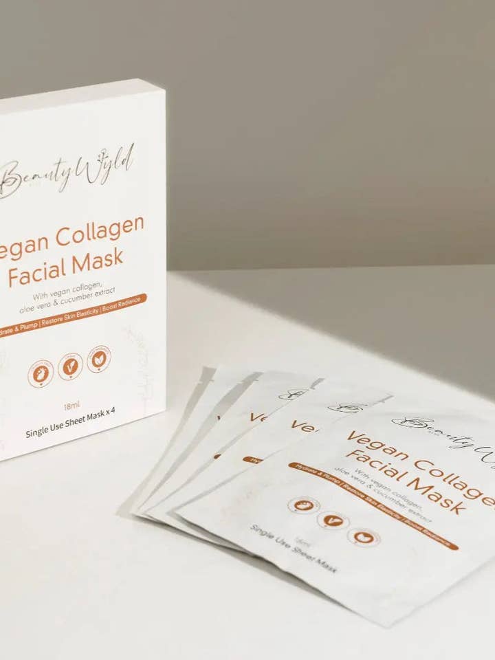 Kollagen Ansigtsmaske (Æske med 4) for engroshandel hos PONY-O UK