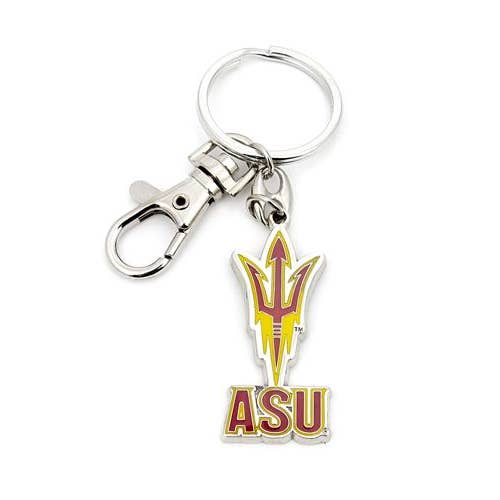 NCAA Arizona State Sun Devils Logo Heavyweight Keychain for wholesale by Aminco USA