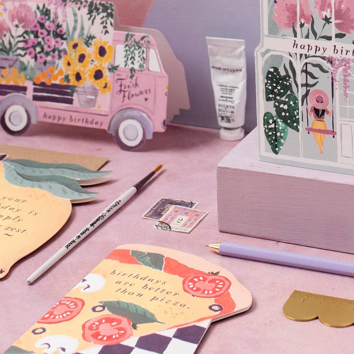 Sister Paper Co. – wholesale Birthday card – Pizza Slice Birthday Card | Pizza Birthday Card | Male Cards2