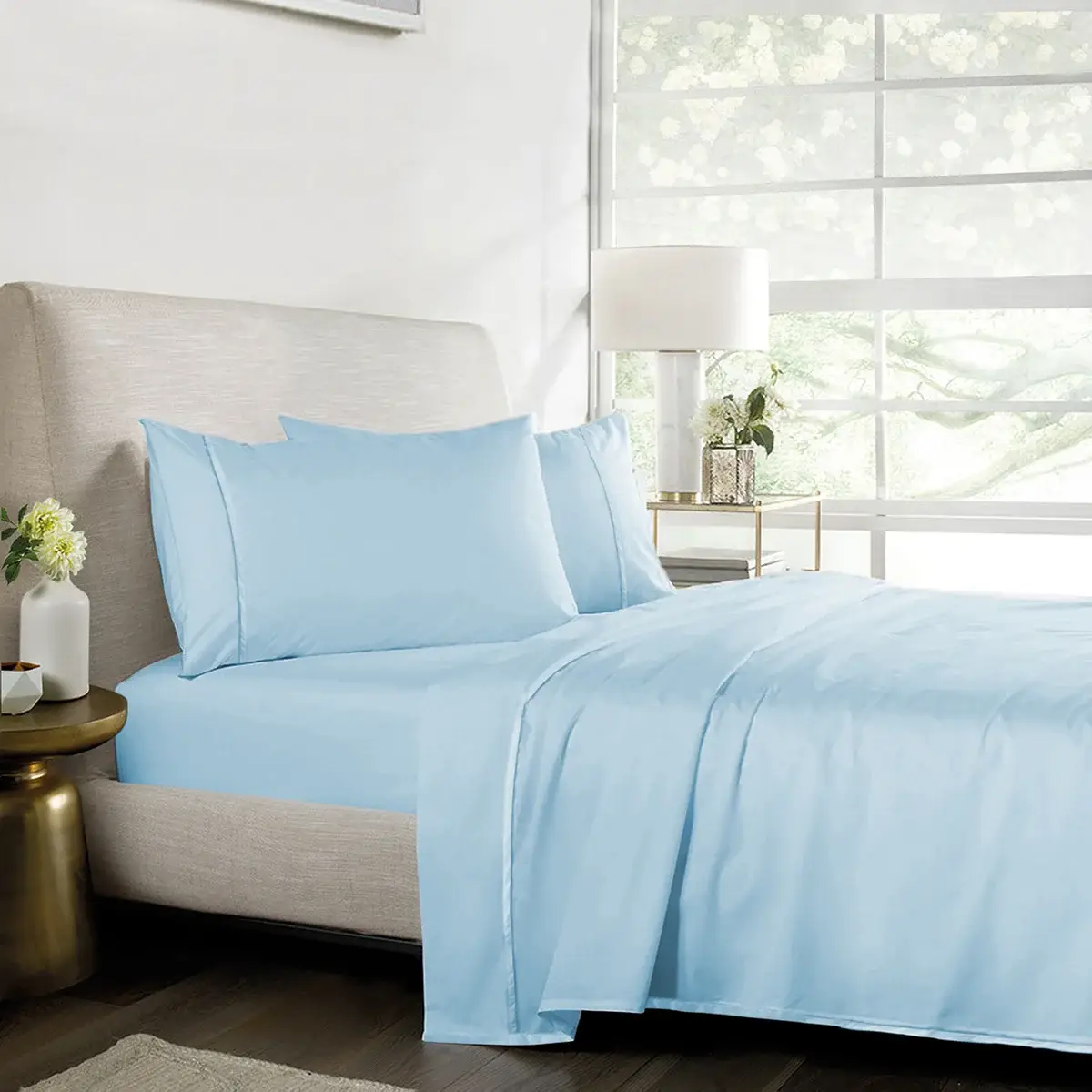 Bedding King - Wholesale Sheet set - 1000TC Pure Egyptian Cotton Ultra Soft Flat / Bed Sheet Sets9