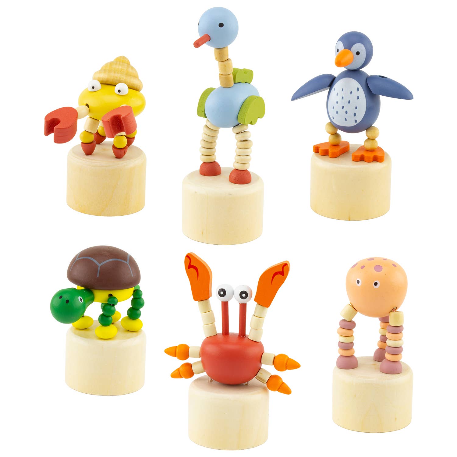 Ulysse Couleurs d'Enfance - Wholesale Toy Set - Kids - WAKOUWA: SEA ANIMALS (set of 12)0