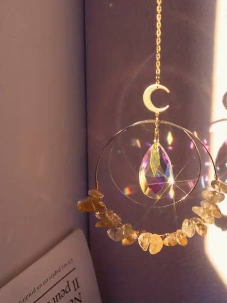 Acchiappasole rotondo in citrino per la vendita all'ingrosso da parte di Wild Serenity Moon