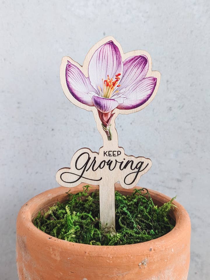 Flower | Plant Tag with a Greeting Text for wholesale by Florlette