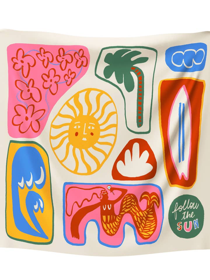 Super Sjal GOLDEN SEASON / Silke & Bomull för wholesale av STUDIO ARDE