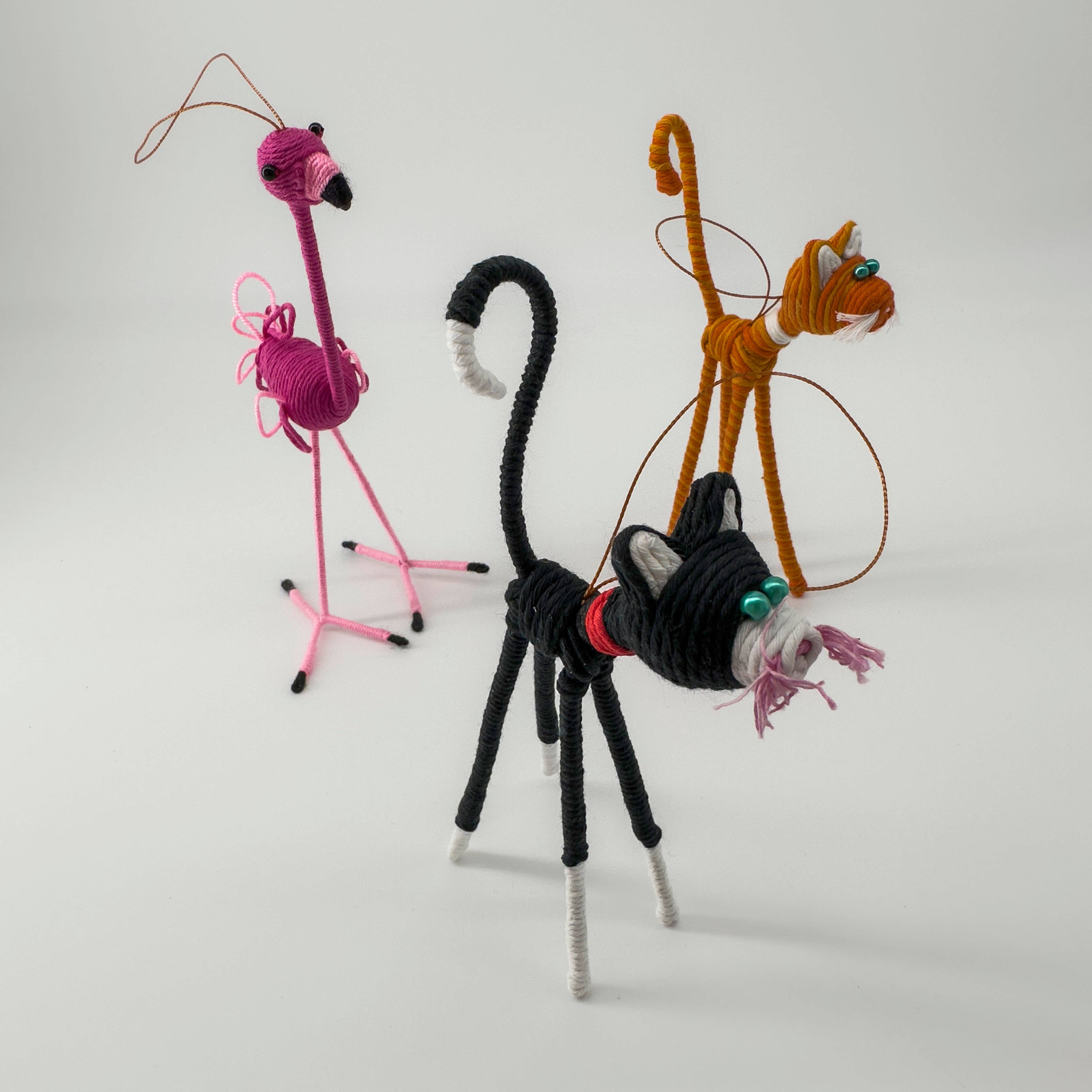 Belart Fair Trade – Großhandel Verzierung – Besties — Fantasievoll — Skurril — Ornamente mit Tiermotiven2