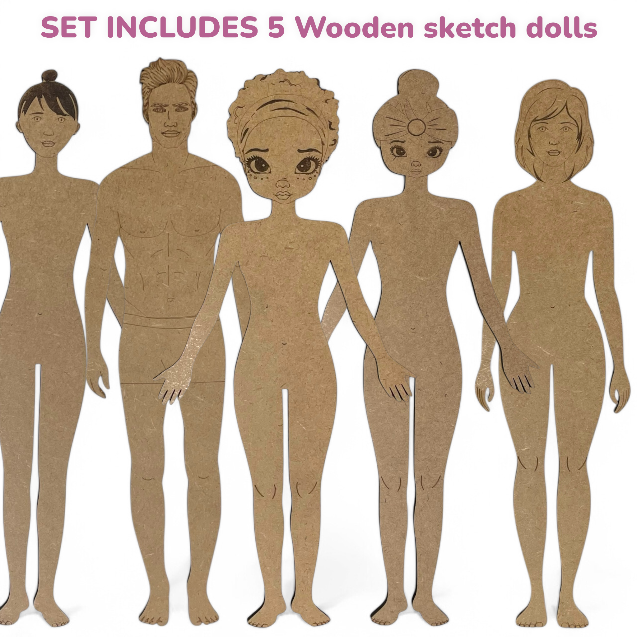 MB Cordas - Wholesale DIY Craft Kit - Fashion Designer Kit Doll Dressmaking Workshop Parties Craft2