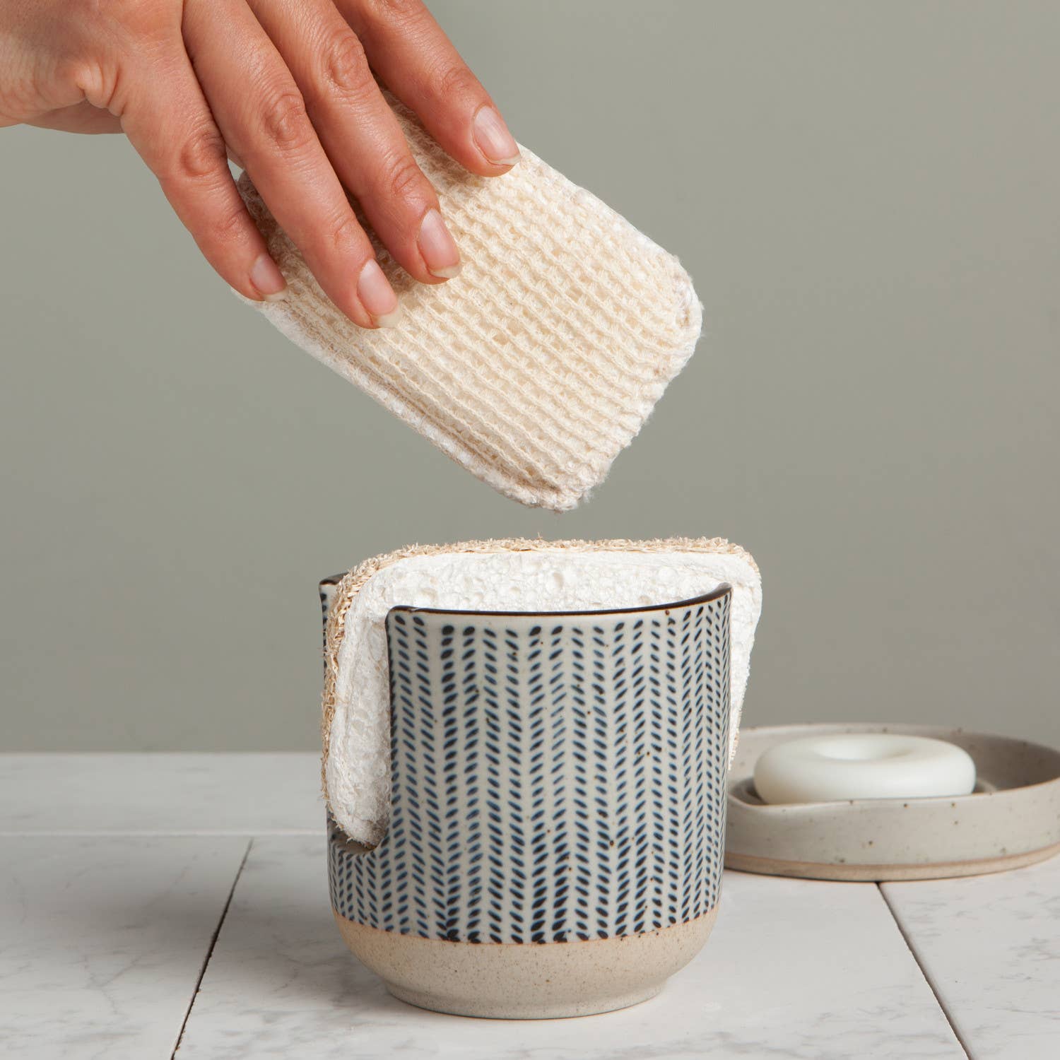 Danica Heirloom - Wholesale Sponge Holder - Herringbone Element Sponge Holder1