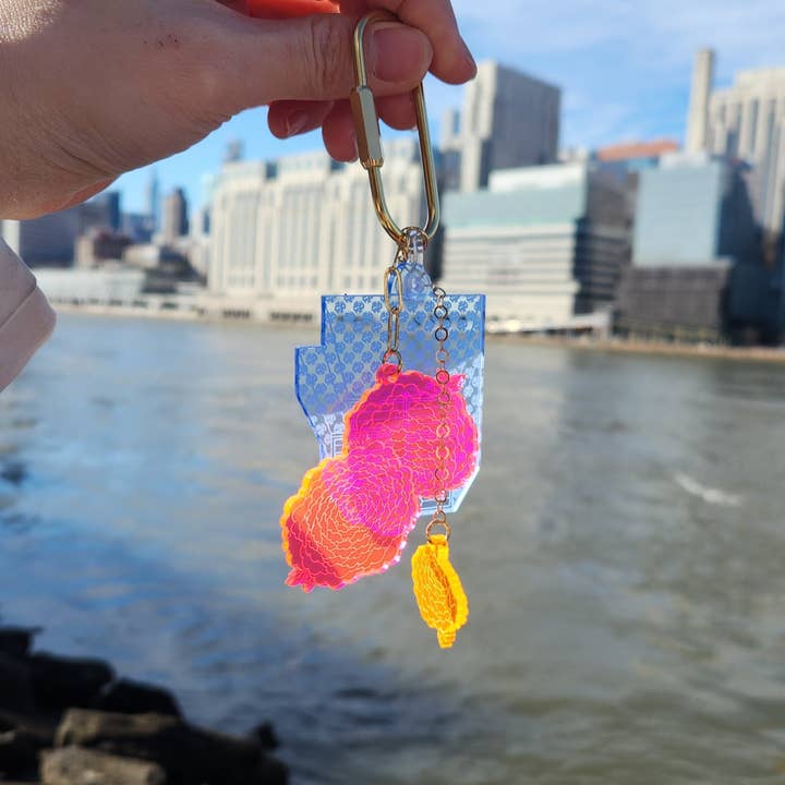 Lululala by Seongmin – wholesale Keychain – Women's – Keyring 3 Flower and Book