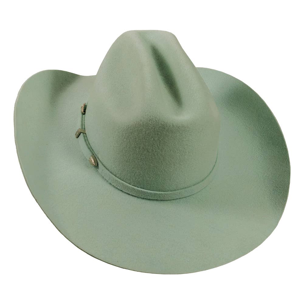 American Hat Makers - Wholesale Cowboyhoed - Uniseks - 100% wollen vilten western cowboyhoed - Style Cattleman41