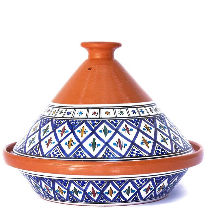 Kamsah – Engroshandel Gryde – Bohemian Supreme Blå Stor Tagine Pot7