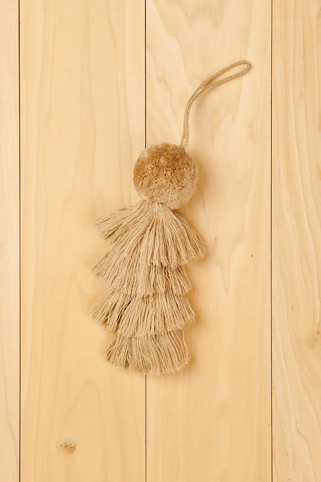 High crafty – wholesale Decorative tassel/wall drop – Pom Pom Tassel – Natural | Handmade Decorative Tassel with F0