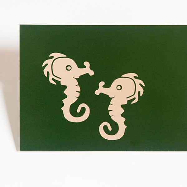 UMÄR - Wholesale Postcard - Seahorse Sujet 1, 2 kl. seahorses2