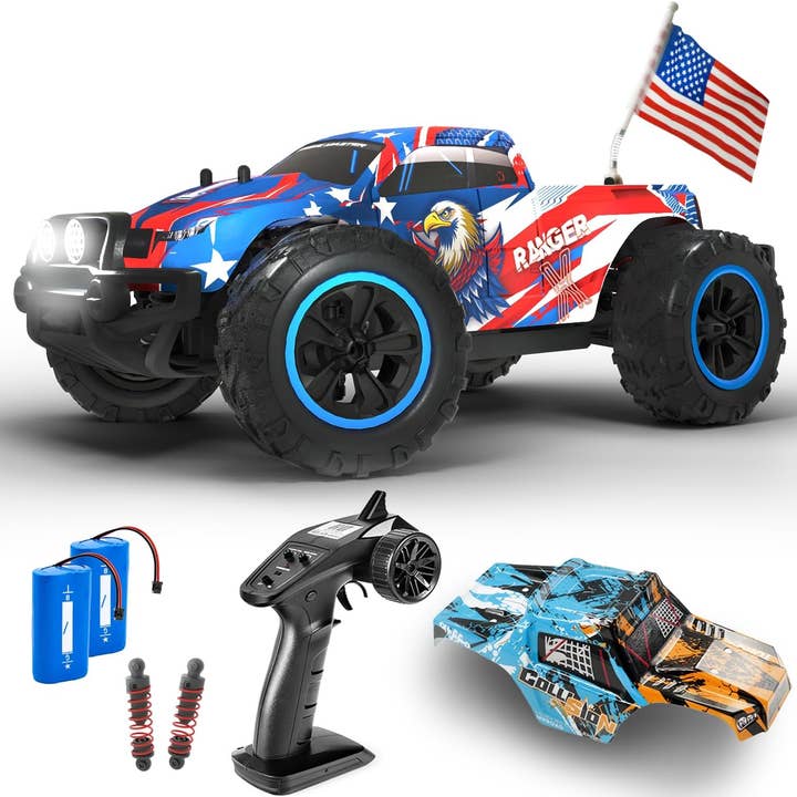 Atlasonix - Wholesale Toy Car/Truck - Kids - Fast RC Car 4x4 Truck - 36 mph 1:16 Brushless Motor RC Car