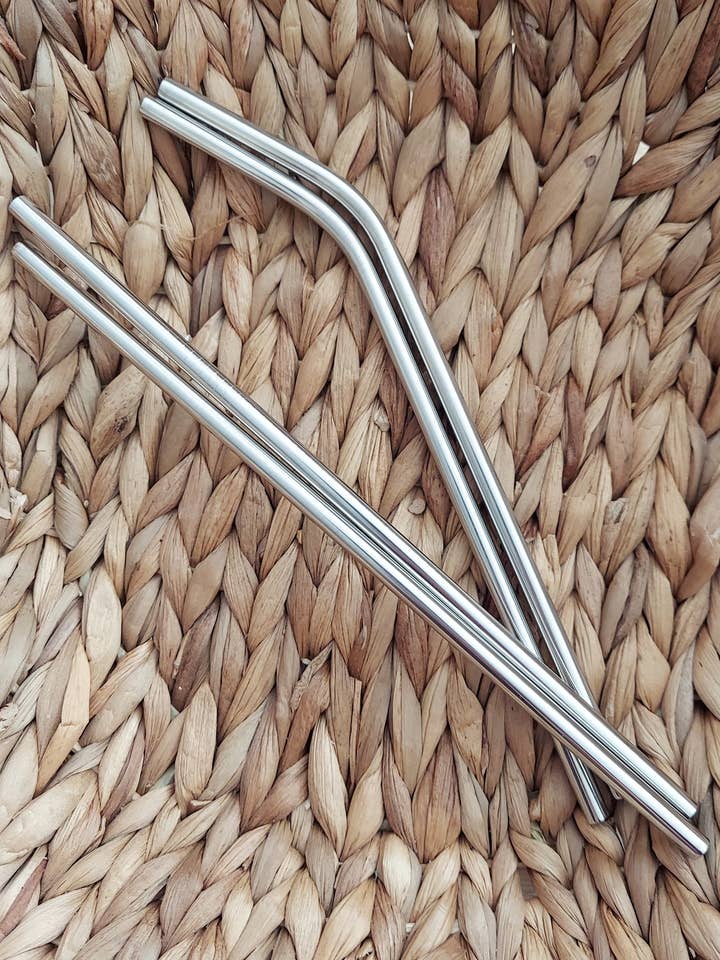 Paille à boire en verre réutilisable, paille à boire en métal réutilisable pour la vente par AliceJoyCreations