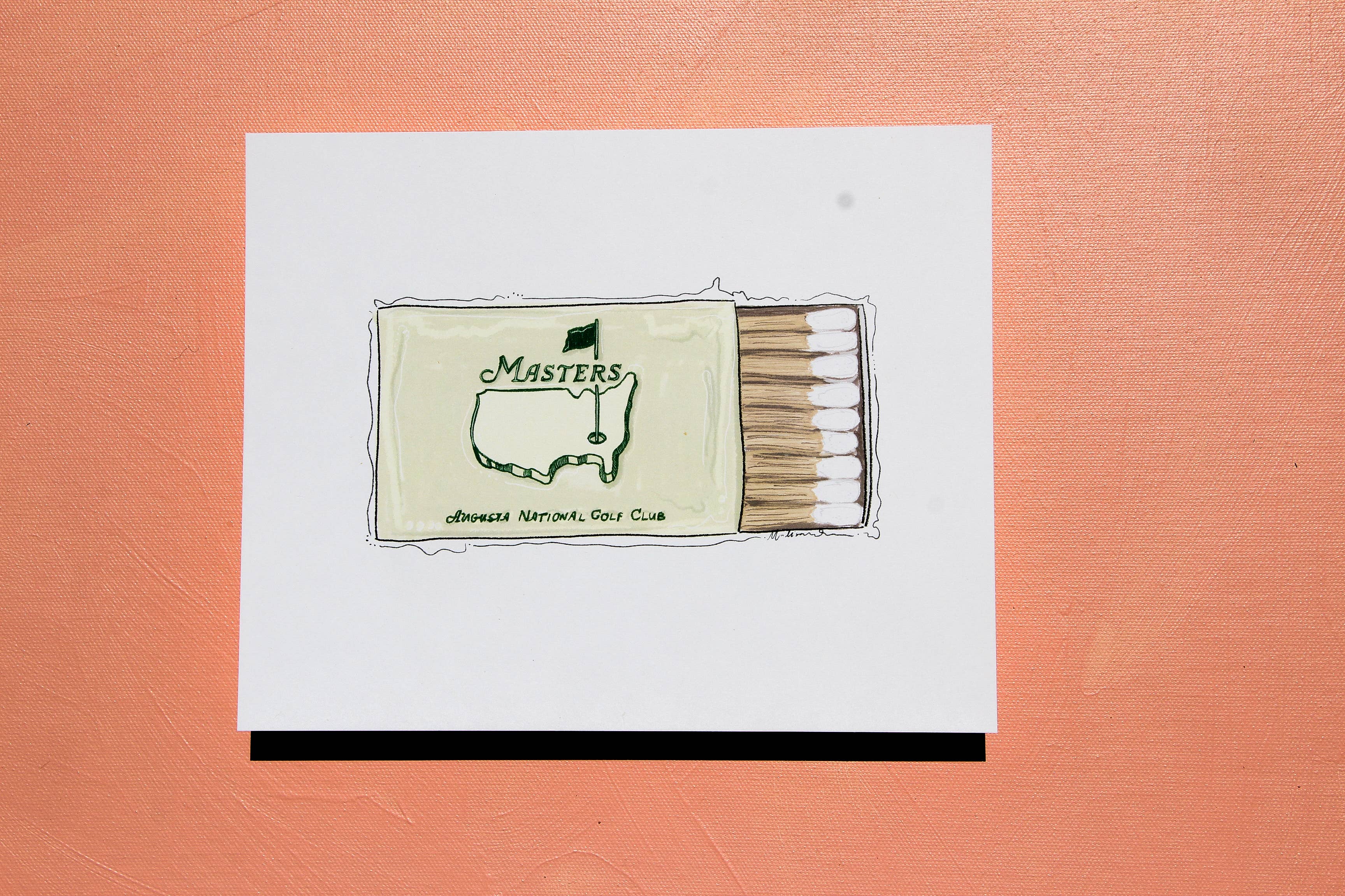 Madison O'Brien Art - Wholesale Art Print - Vintage Masters Matchbox Illustration Print1