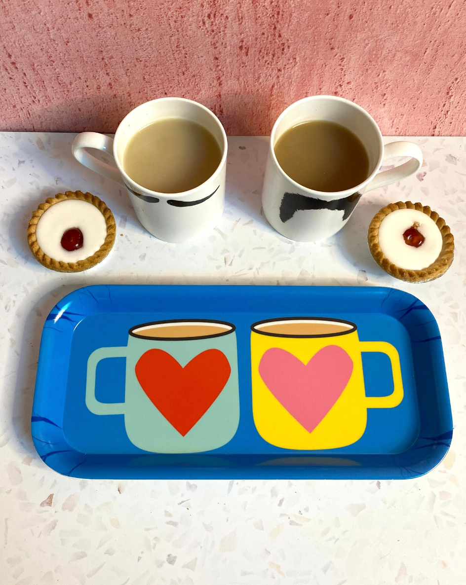 Poppekins - Wholesale Serving Tray - Lovers Melamine Serving Tray2