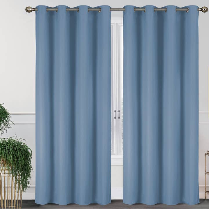 J&V TEXTILES - Wholesale Curtain - 2 Pack - 55'' X 84'' Solid Thermal Blackout Panels (19 Colors)27