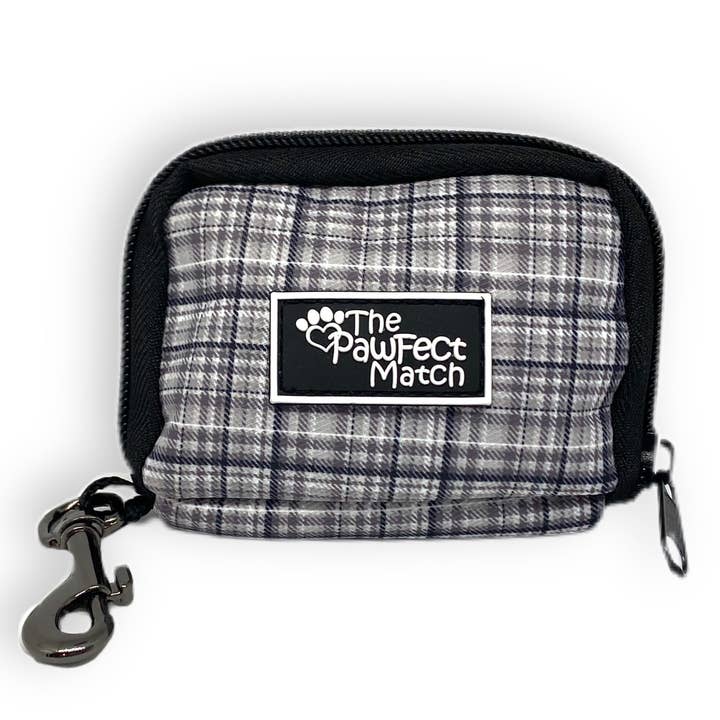 Suporte de saco de cocô xadrez Pawty por atacado de The Pawfect Match