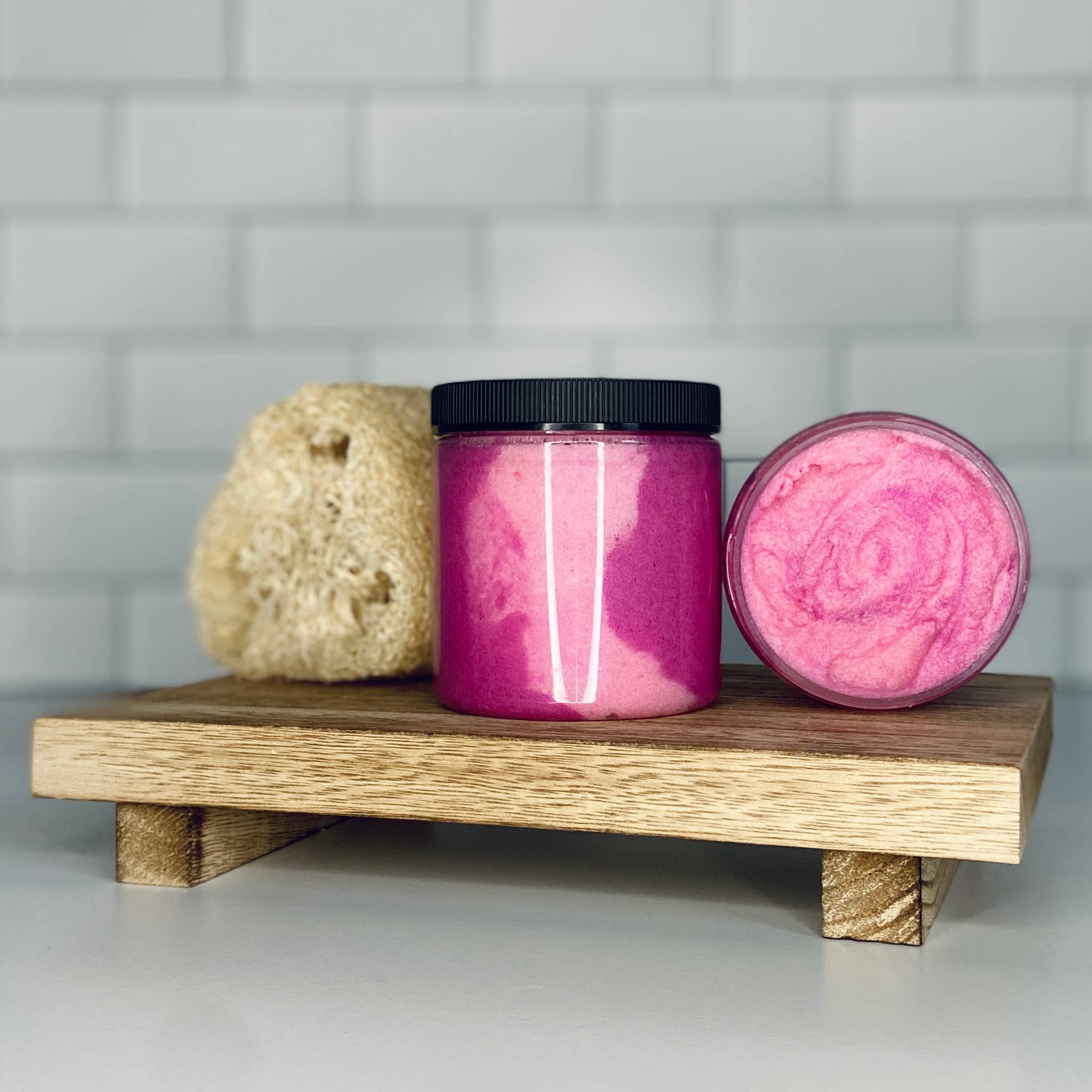 My Little Soapbox - Wholesale Body Scrub/Exfoliant - 8oz Pink Sugar Foaming Sugar Scrub1