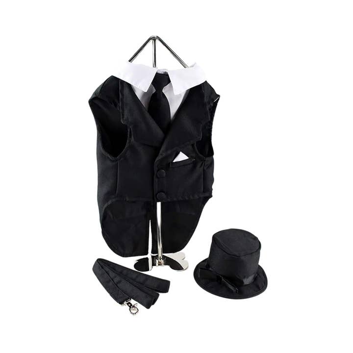Midlee Designs - Wholesale Pet Costume - Dog - Midlee Dog Tuxedo Wedding Suit- Black5