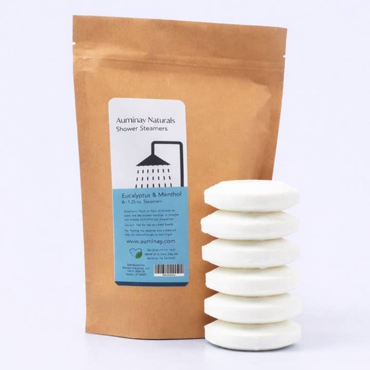 Pastilhas de Duche - Eucalipto & Mentol por atacado de Auminay Naturals