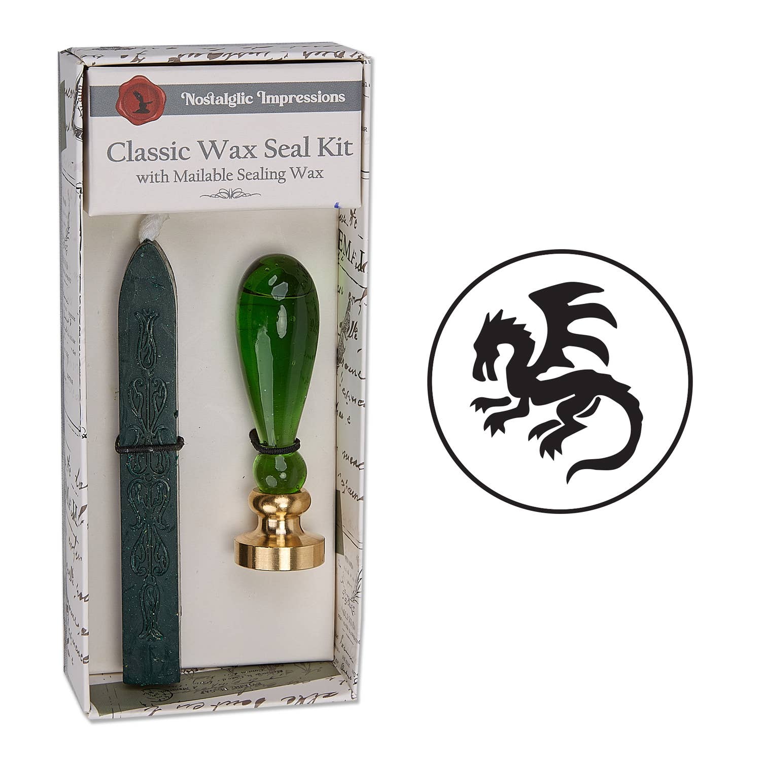 Freund Mayer & Co. - Wholesale Sealing Wax - Murano Glass handle Wax Seal Kits-12 popular symbols3