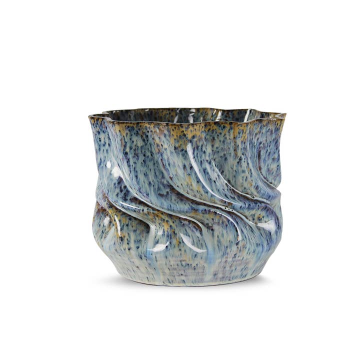 Ocean Tides Planter - Stor gulvvase for engroshandel hos Galore Home