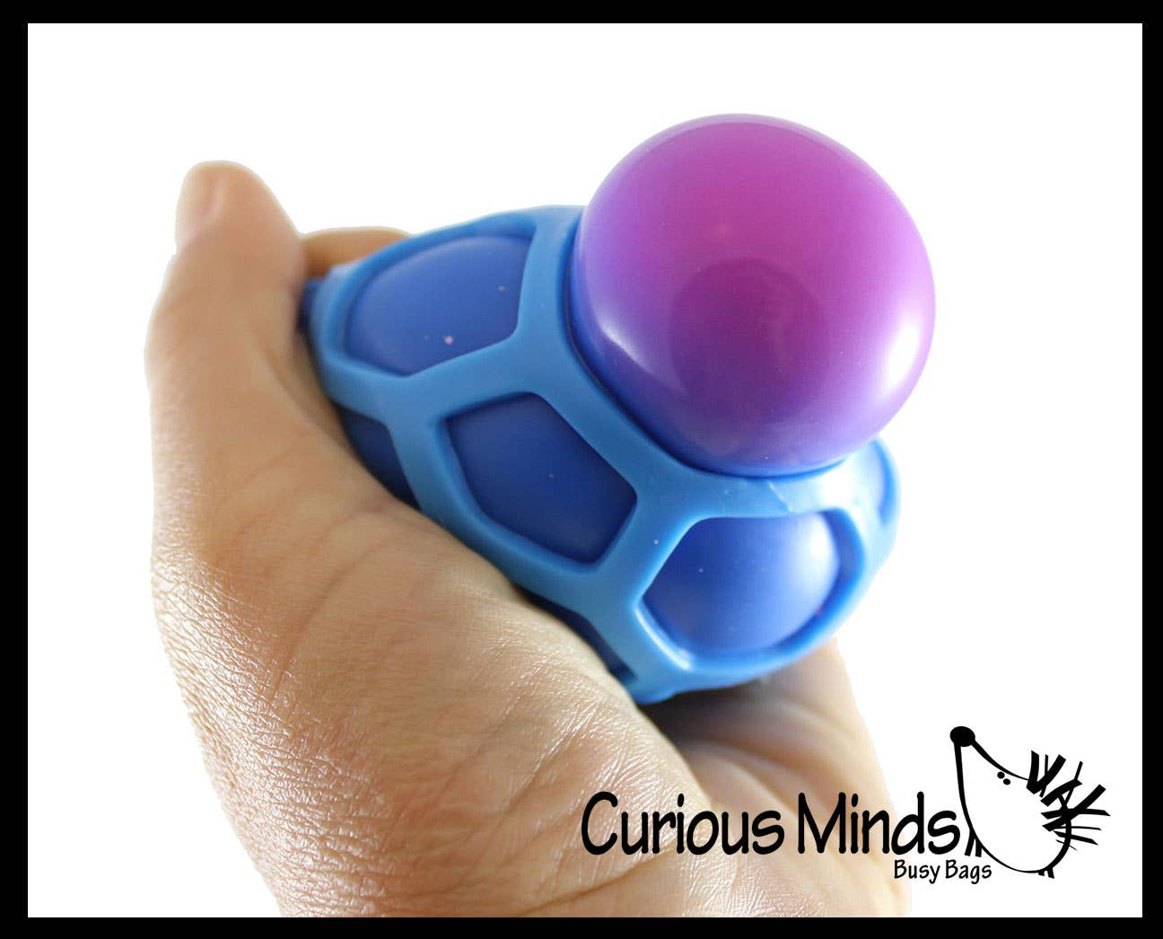 Curious Minds Toys - Venta al por mayor Juguete blando - Niños y bebés - 1 Bola Antiestrés de Apretar Rellena de Suave Pelusa Atomic Nee Doh7