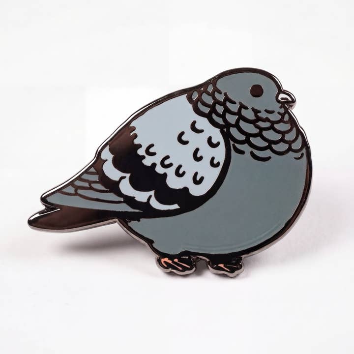 Strike Gently - Wholesale Lapel Pin/Button - Fat Pigeon Pin