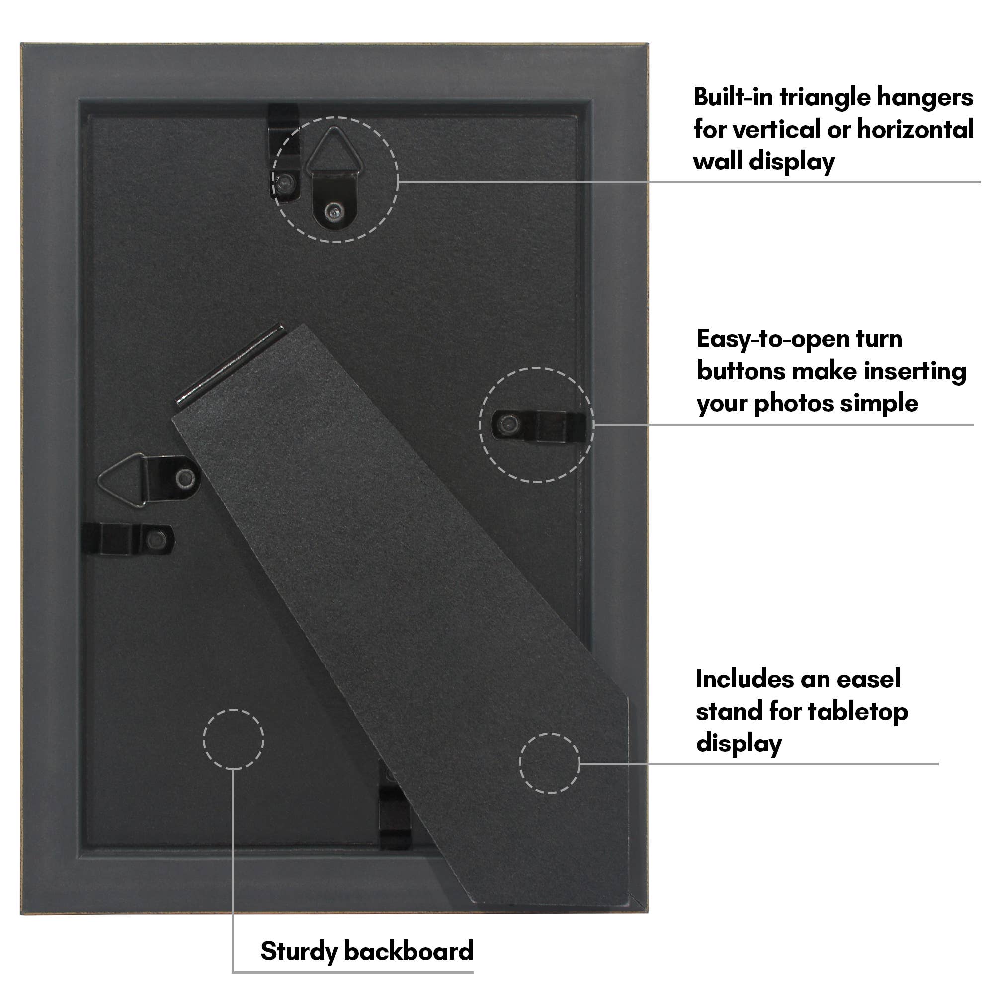 Americanflat Gold Bamboo Frame with Faux Bamboo Design for wholesale on Faire6