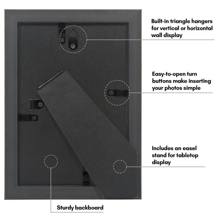 Americanflat Gold Bamboo Frame with Faux Bamboo Design for wholesale on Faire6