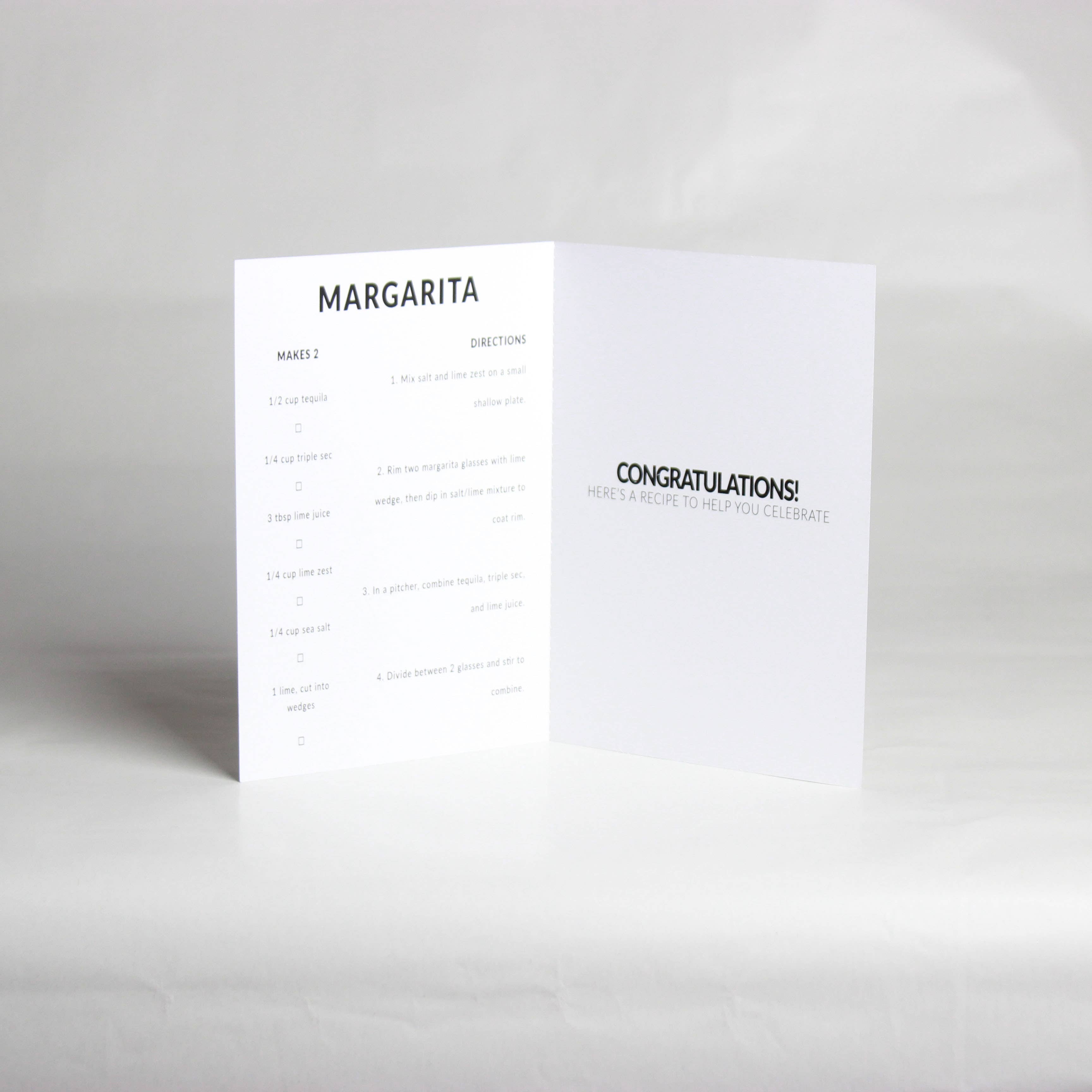 Happy Cooking Cards – wholesale Congratulations card – Margarita Congratulations Card1