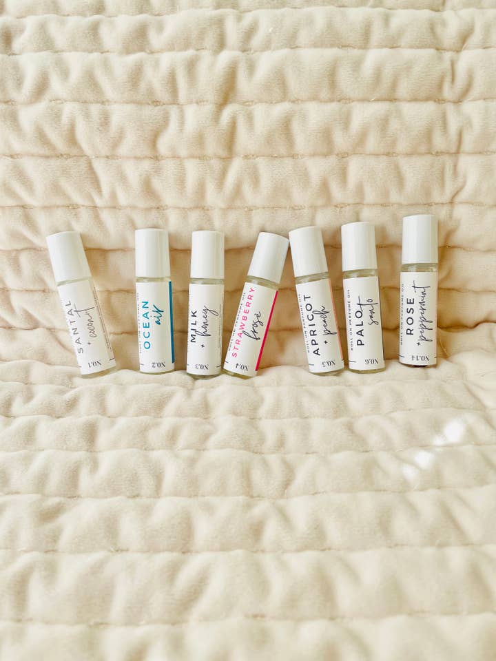 Roll on Perfume Oils - 7 Scents - Non Toxic for wholesale by Aqualime