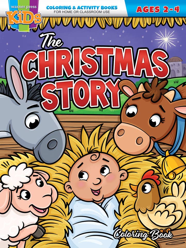 The Christmas Story Coloring Book for wholesale by Warner Press
