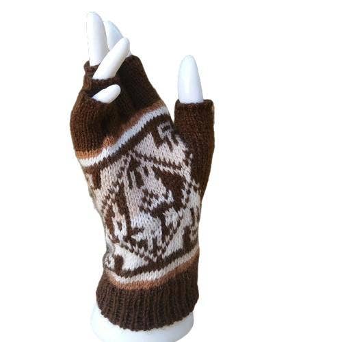 Choice Alpaca Products - Wholesale Gloves – Women's - Alpaca Inca Patterned Fingerless Gloves7