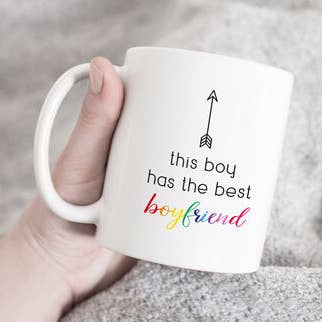 Sarah Hurley - Wholesale Coffee Mug - This Boy Has The Best Boyfriend Mug0