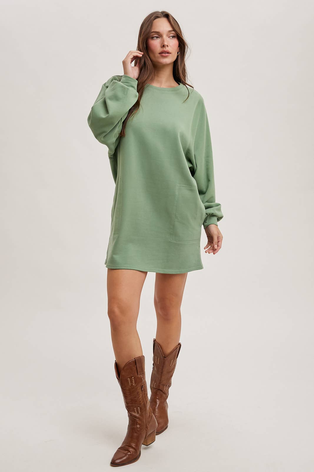 Bluivy - Vente Robe – femme - Robe mini en french terry14