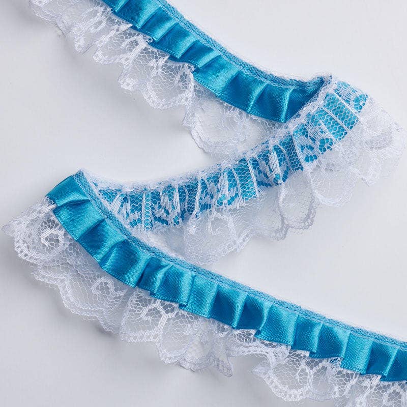 Factory Direct Craft - Venta al por mayor Cintas - Envoltorio de regalos - Cinta con Volantes y Encaje (6 @25yds) - Seleccionar Color0