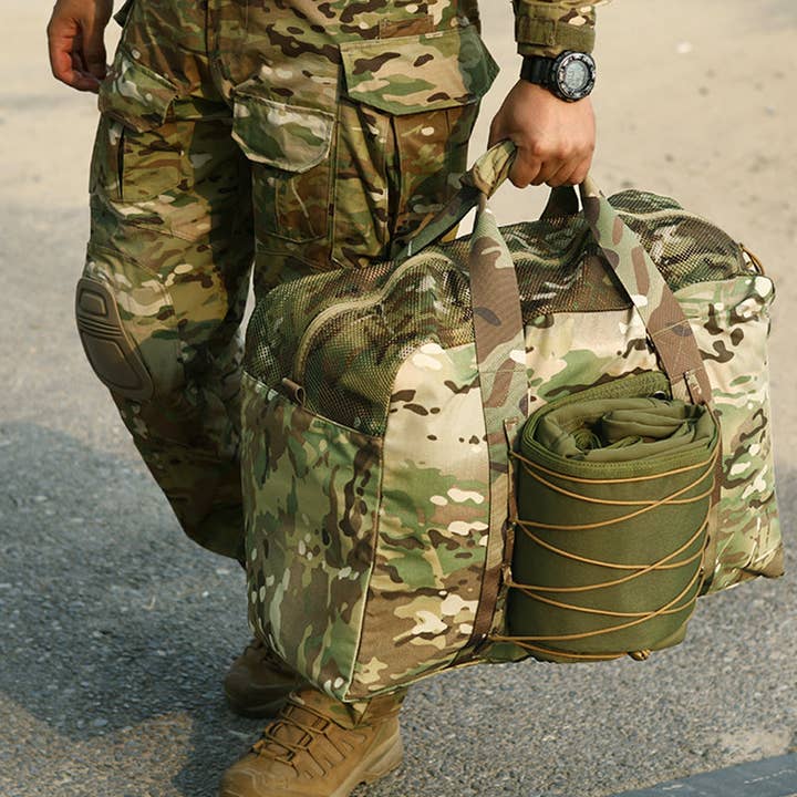 Antarctica Outdoors - Wholesale Weekender Bag - Unisex - Votagoo Tactical Duffel Bag Large Capacity Camouflage Bags1