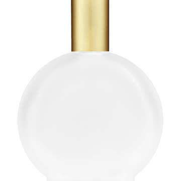 Best Bottles - Wholesale Atomizer Bottle - Frosted Circle Glass Bottle-100ml,Multiple Cap & Pump Colors
