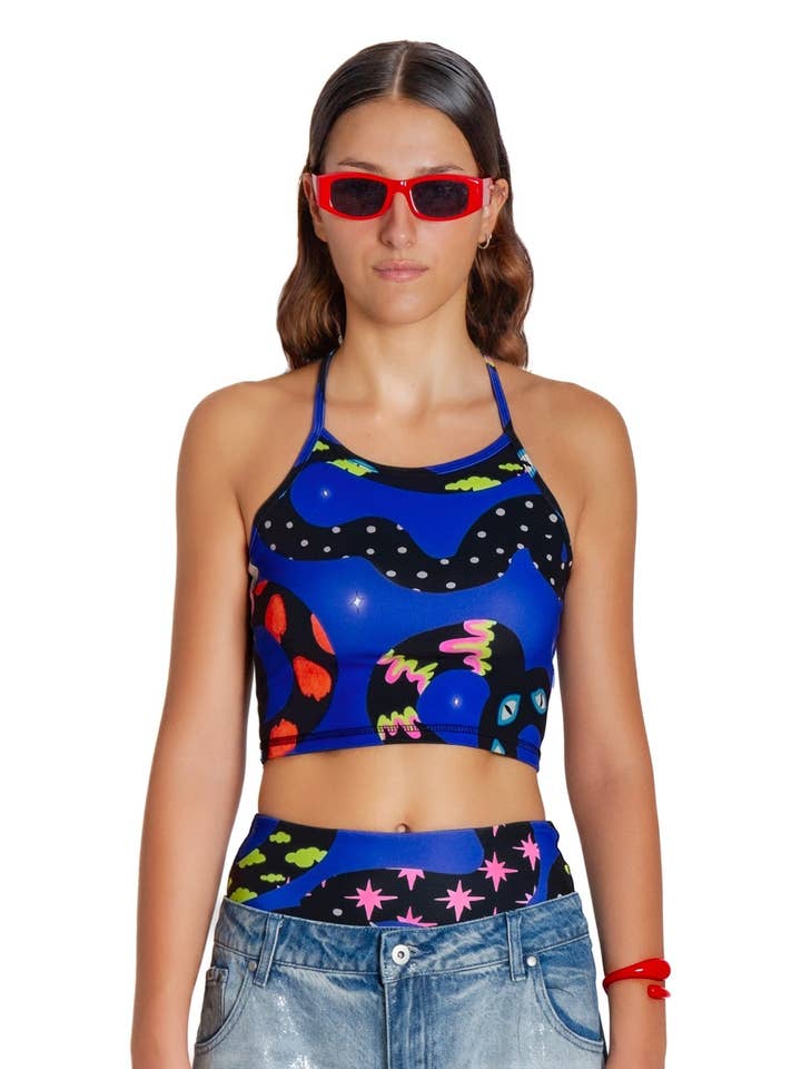 DRAGON DREAMS YOGA AND ACTIVEWEAR TOP - NATURAL BAMBOO for wholesale by Pitaya Yoga