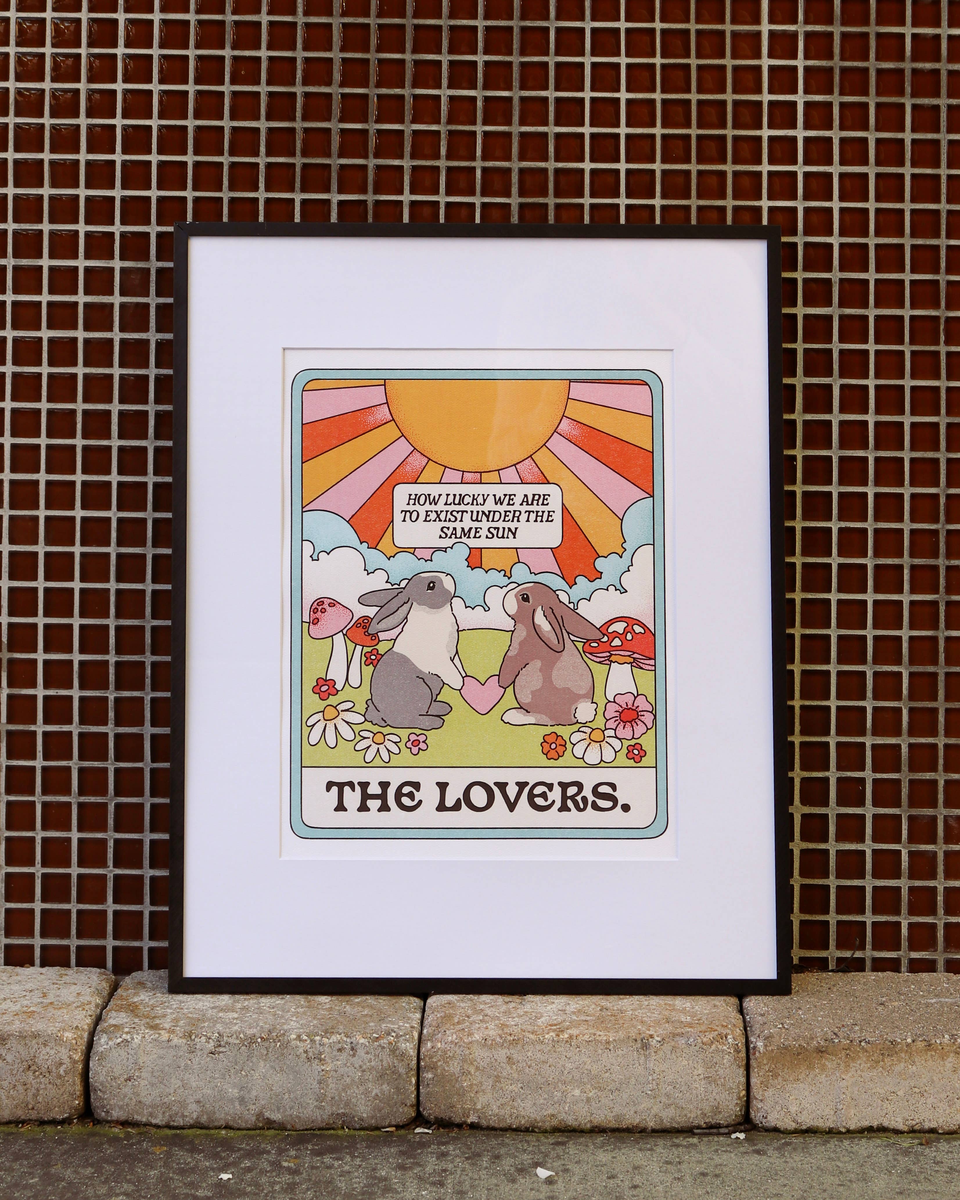 Exquisite Paradox - Wholesale Art Print - the lovers card 11"x14" art print1