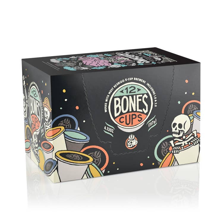 Bones Coffee Company - Wholesale Coffee pods - Cookies N' Dreams Coffee Pods | 12 Count | Flavored Coffee4